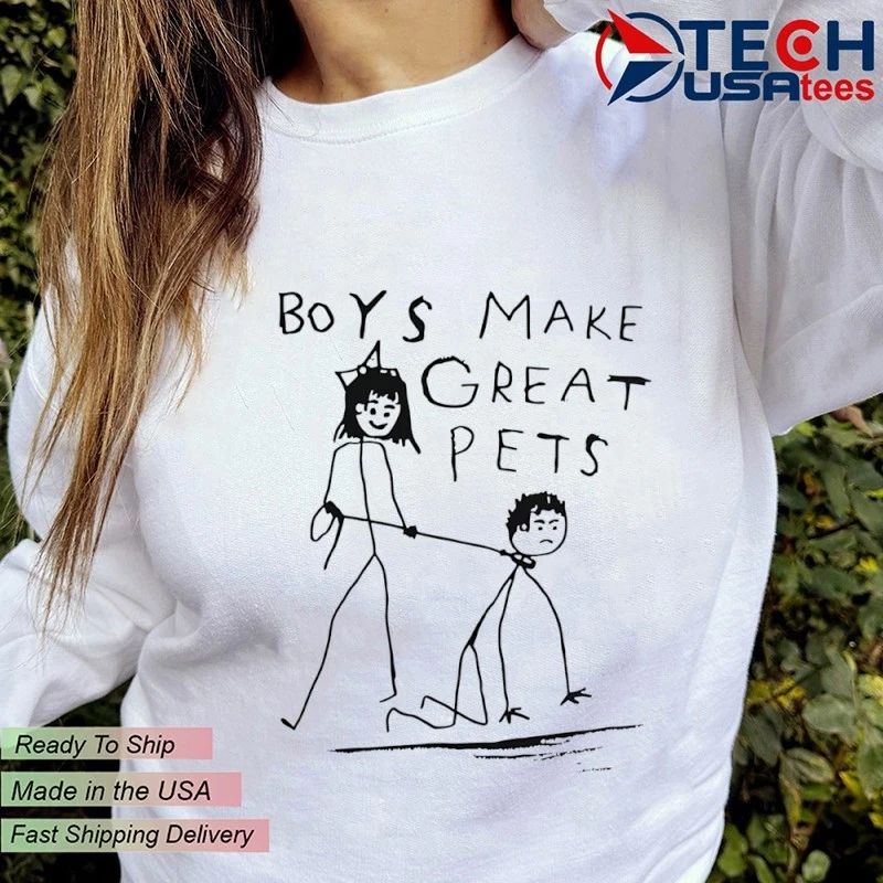 Boys make great pets shirt by ashbubble