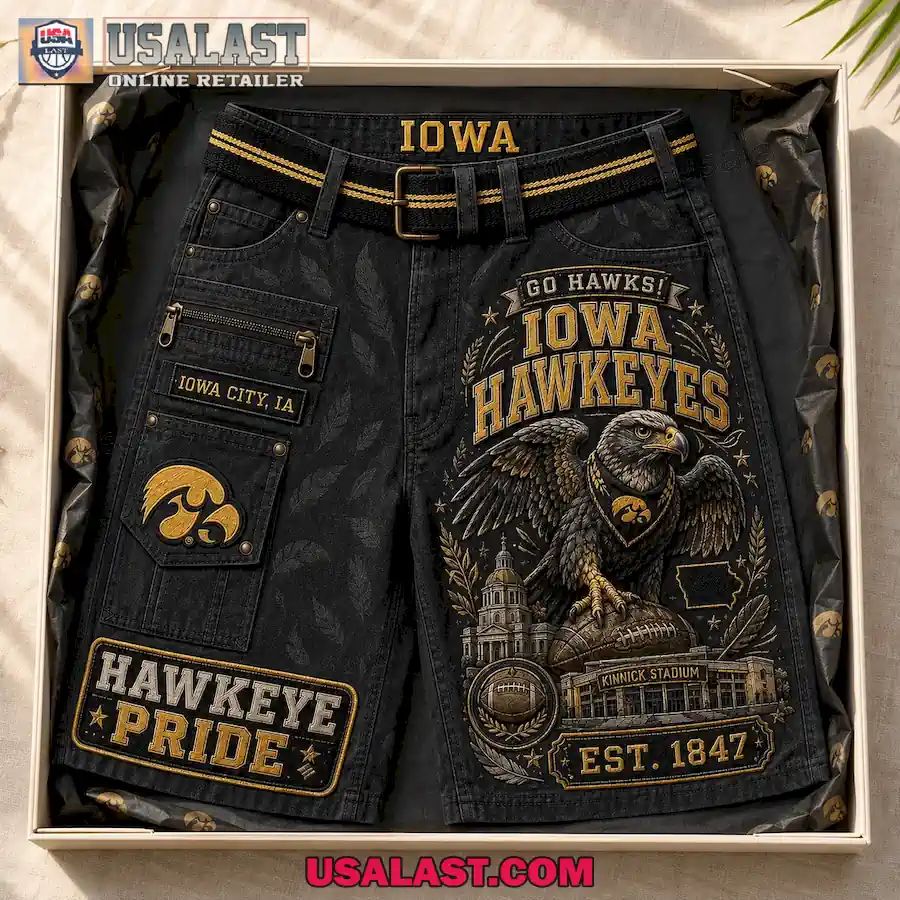 Iowa Hawkeyes Hawkeye Pride Men Cargo Short