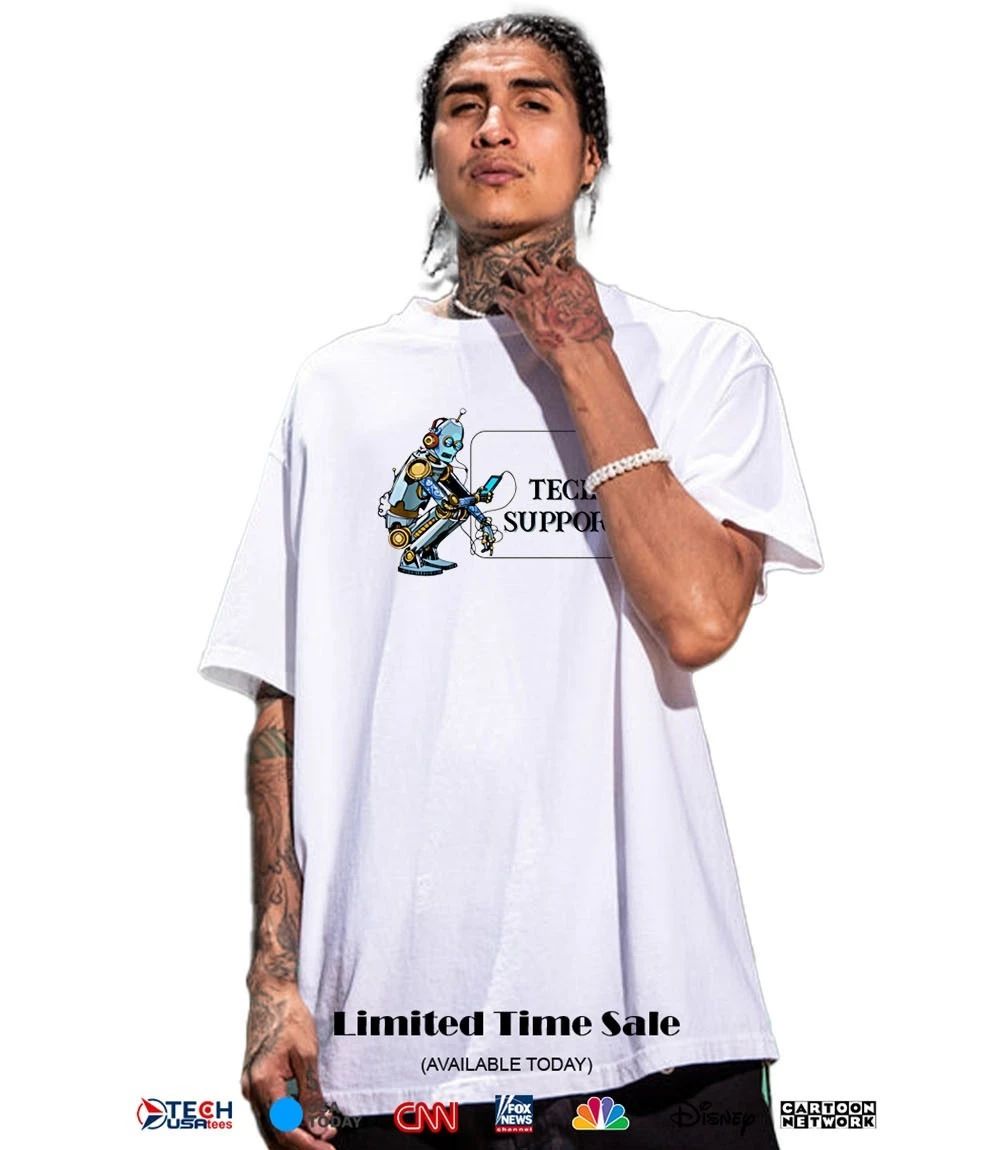 Tech Support robot shirt