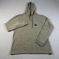 RVCA Sweater Mens Small Green Sweatshirt Hooded Surf Skate Lightweight