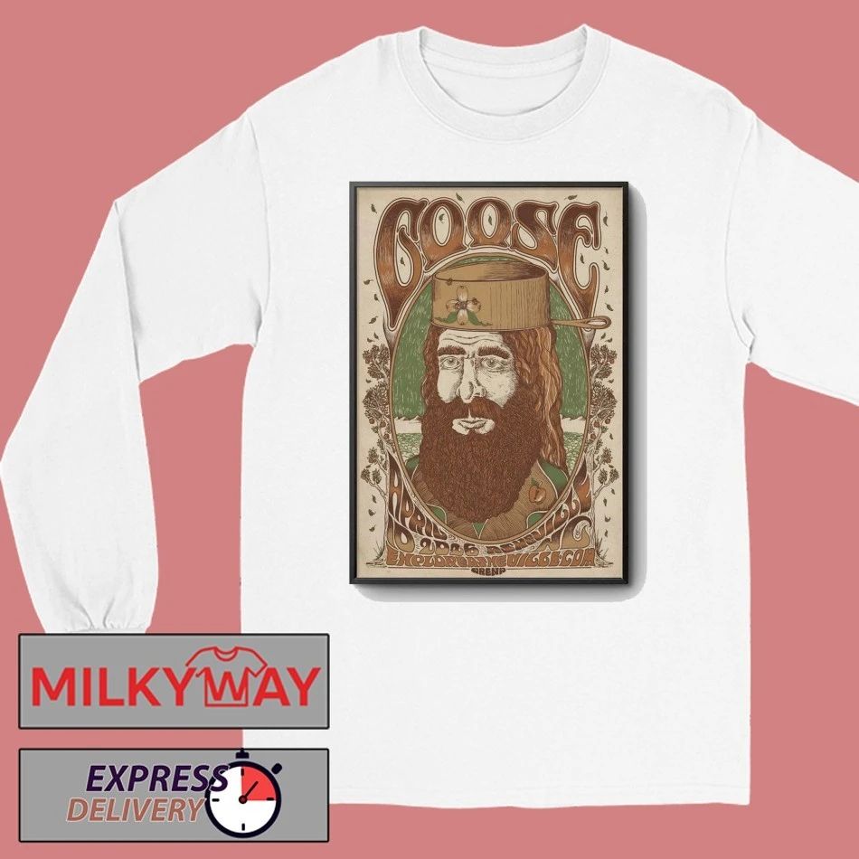 Goose Apr 10 2026 ExploreAsheville.com Arena In Asheville NC Poster shirt