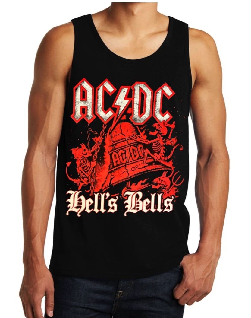 AC/DC Hell's Bells PUNK ROCK Band Tank Top (Multiple Colors)