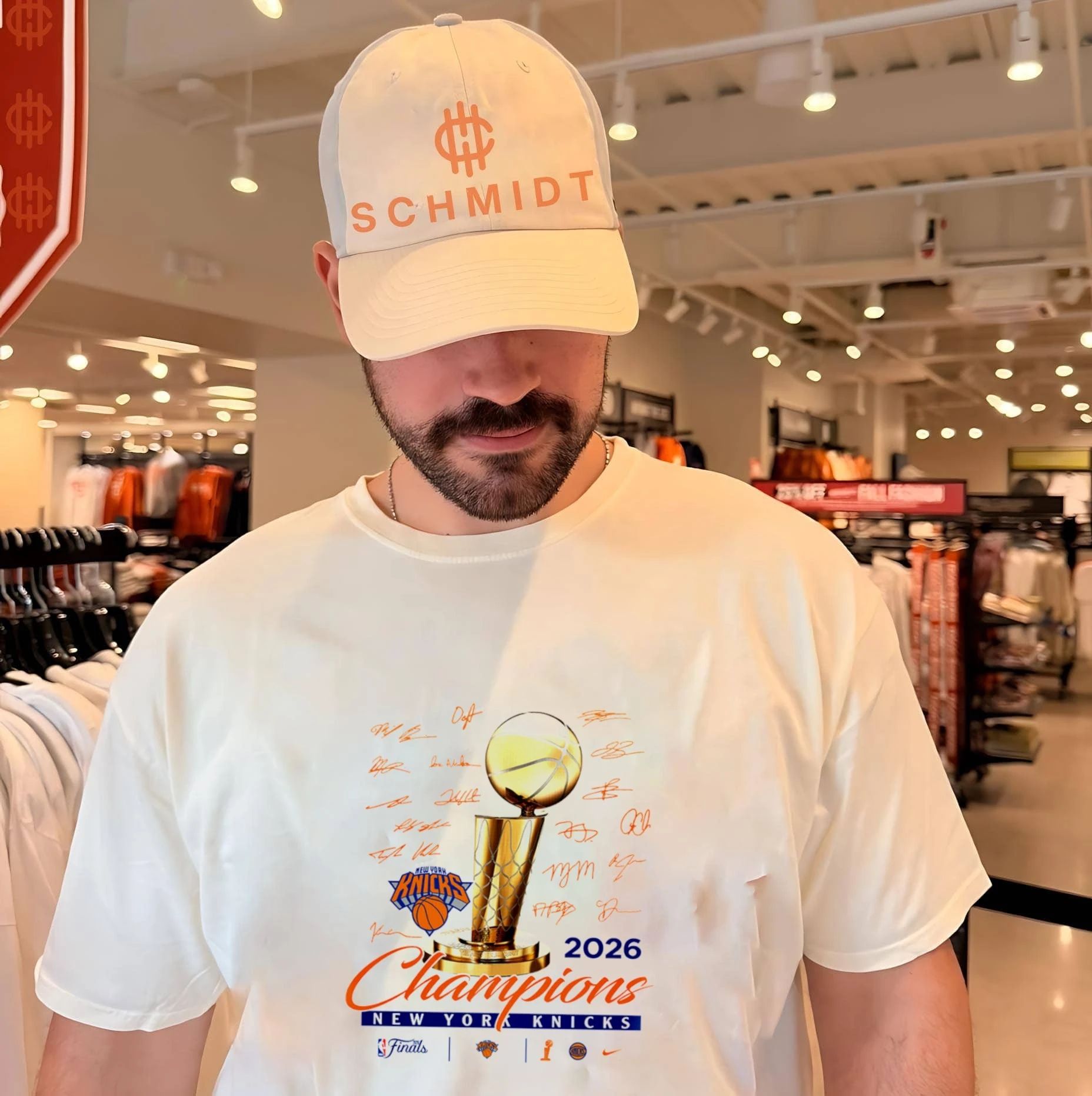 NY Knicks 2026 NBA Champions Celebration signature shirt