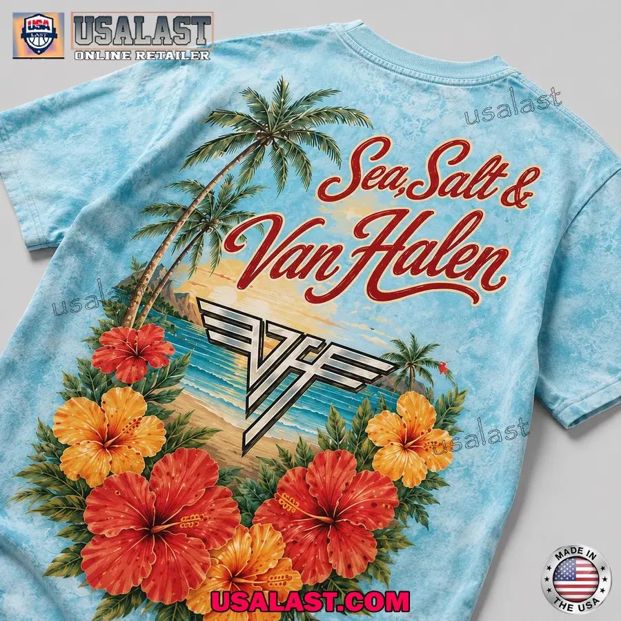 Van Halen Sea Salt Tropical Vibes 3D T-Shirt
