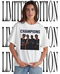 Paris Saint-Germain Celebratory Champions Middle Finger Smoking Drink T-Shirt