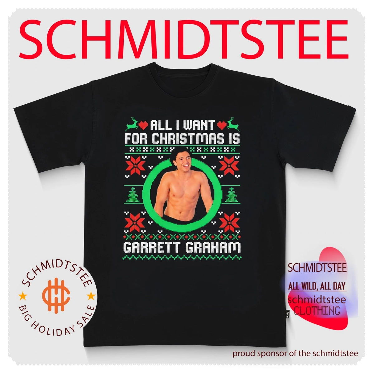 All I Want For Christmas Is Garrett Graham ugly 2026 shirt
