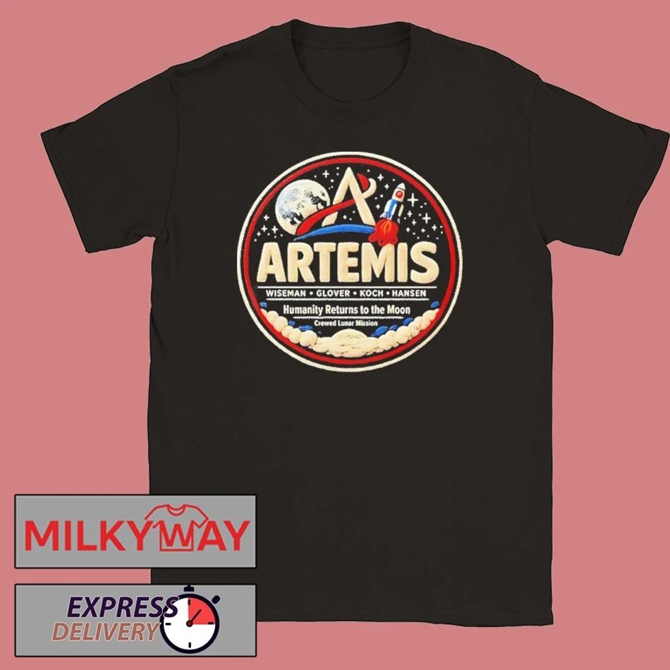 NASA Artemis II Back To The Moon 2026 Humanity Returns To The Moon Crewed Lunar Mission shirt