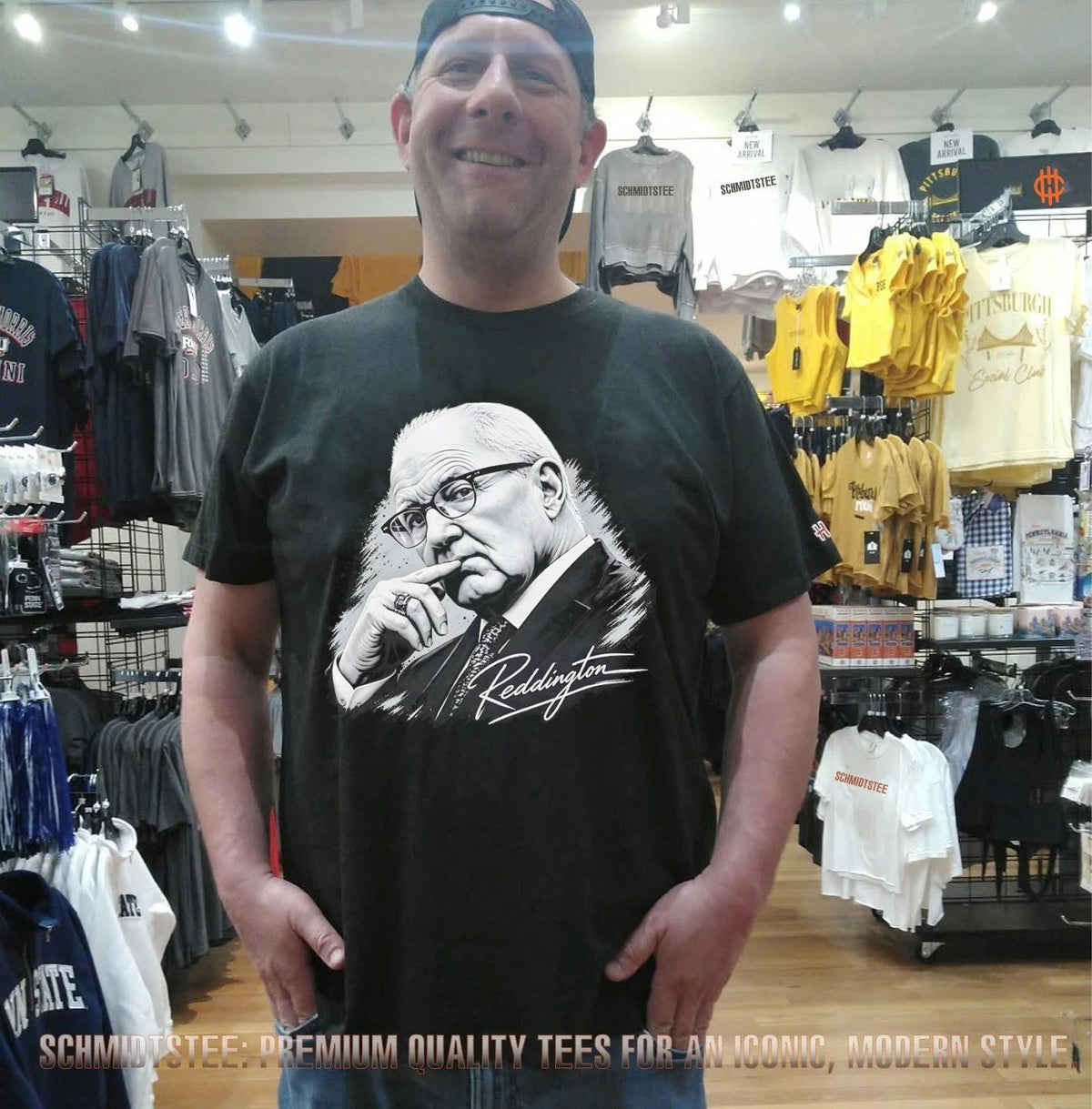 Kevin Reddington portrait shirt