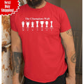 Liverpool Champions Wall T-Shirt Trophy Icons Printed Champion League Winner Top