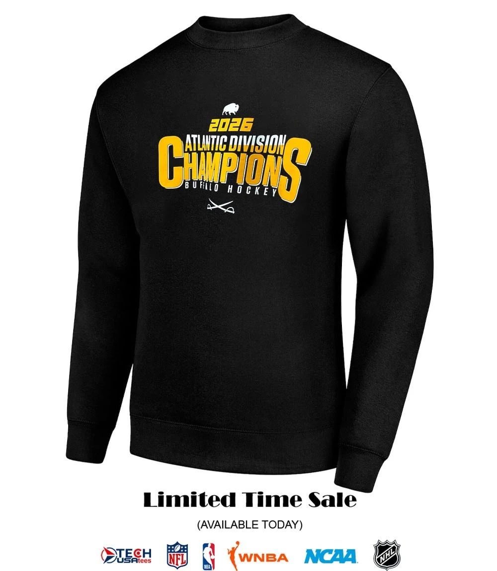 Buffalo Sabres Hockey 2026 Atlantic Division Champions shirt