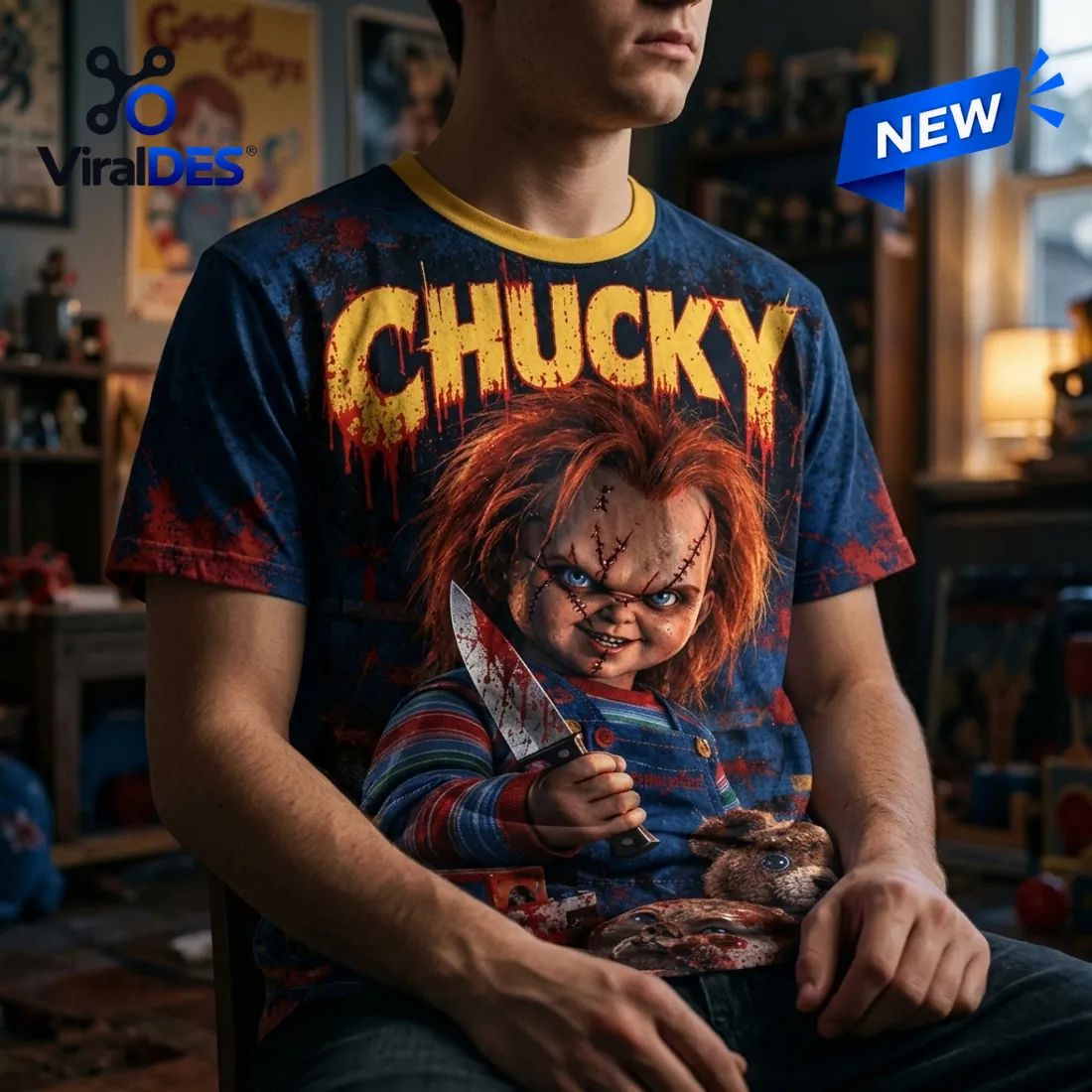Chucky Playtime Is Over Horror Shirt