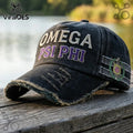 Omega Psi Phi Fraternity Distressed Baseball Cap