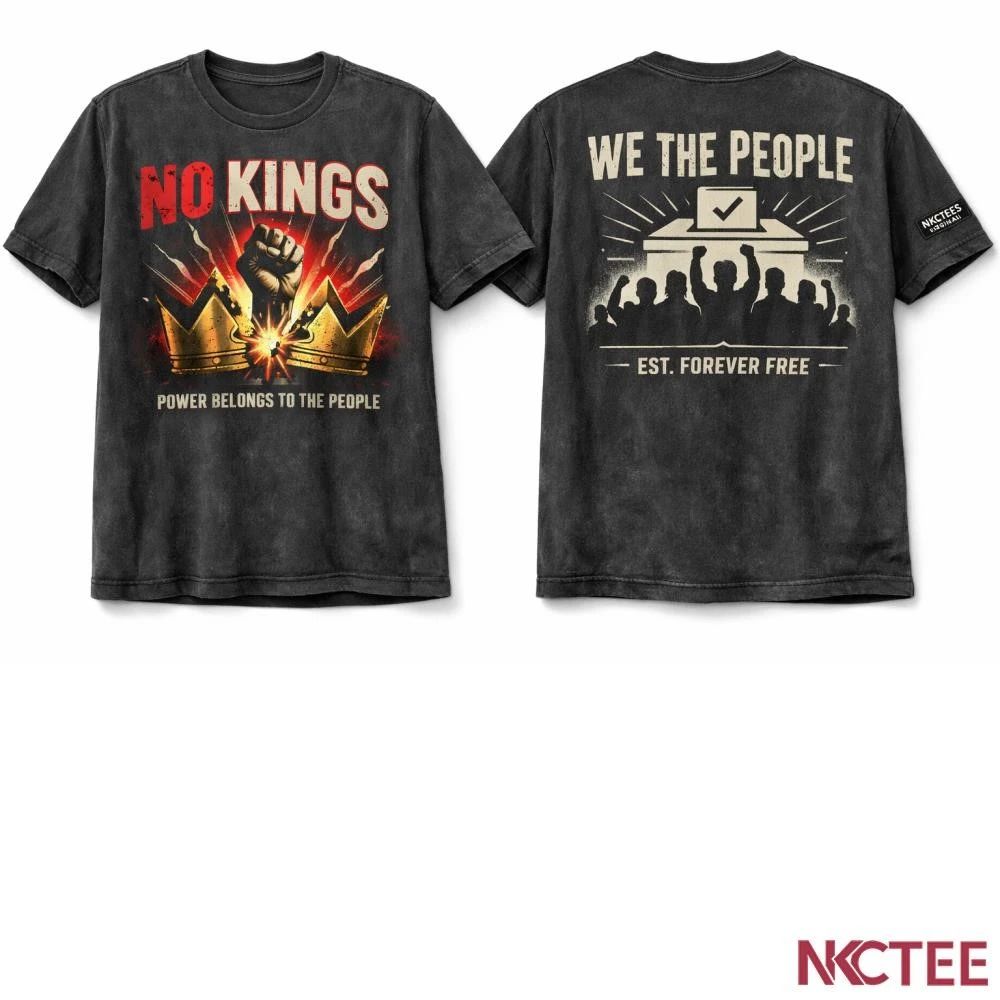 NKCtees NO KINGS – POWER TO THE PEOPLE