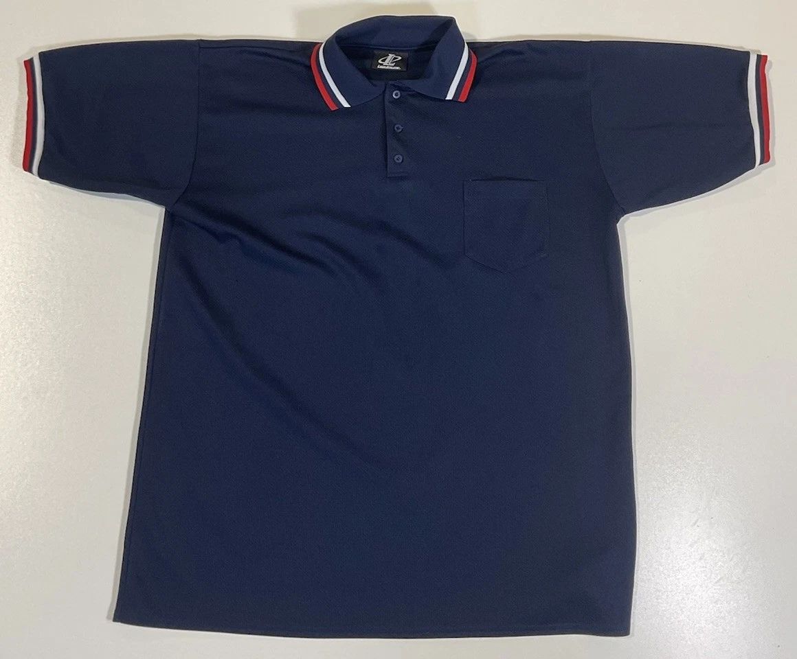 Vintage Logo Atheltic Polo Shirt Sz XL Blank Classic Preppy 90s