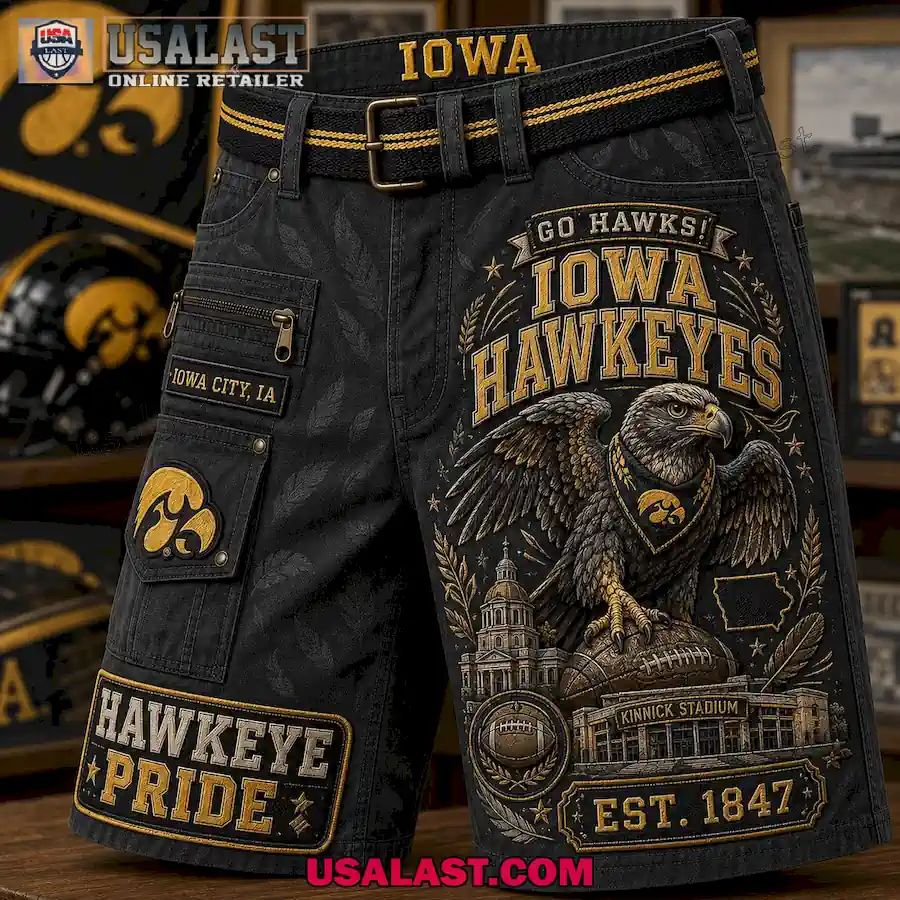 Iowa Hawkeyes Hawkeye Pride Men Cargo Short
