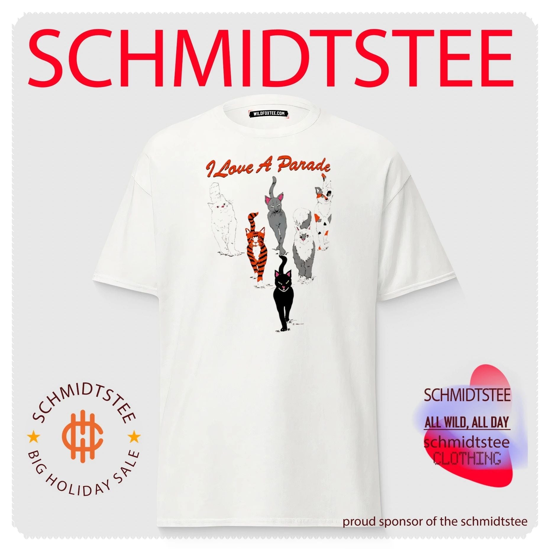 I Love A Parade Walking Cats Shirt