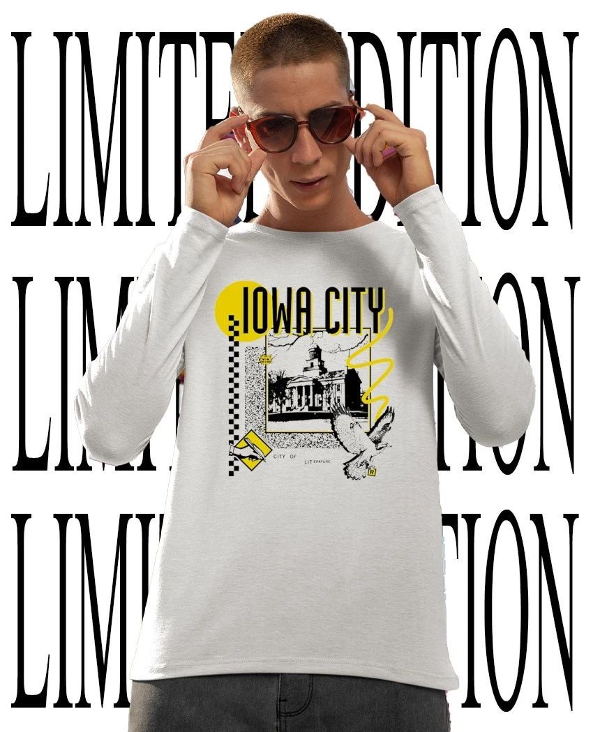 Iowa City University of Iowa Hawkeyes Old Capitol City of Literature shirt