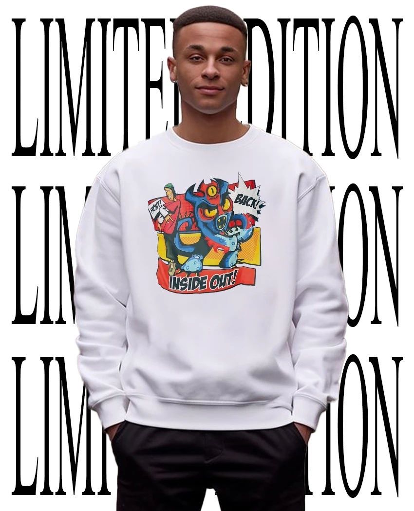 New Hero Inside Out front back shirt