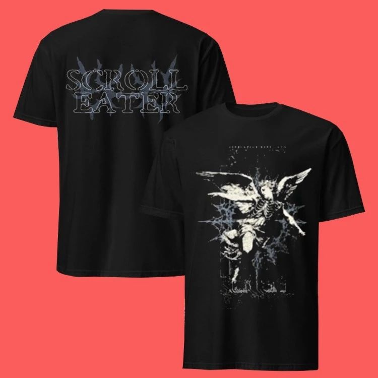 Scroll Eater Revelation Made Loud Black T-Shirt