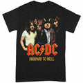 AC/DC Highway To Hell T-Shirt Classic Rock Unisex Black Cotton Tee S-5XL New