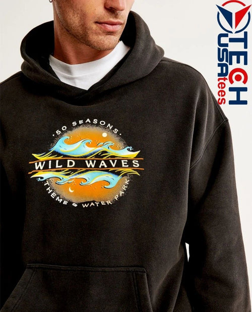 50 Season Wild Waves Theme and Water Park shirt