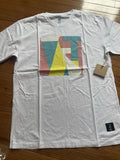 Vast Life Graphic T-Shirt XL White Abstract Graphic NWT Surf T-Shirt Men's