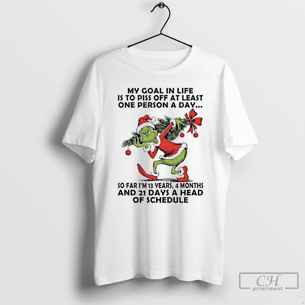 Classic Grinch Christmas Tree My Goal In Life Is To Piss Off At Least One