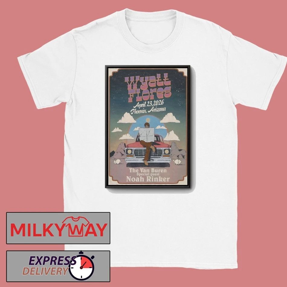 Wyatt Flores Piedmont Hall in Greensboro NC Apr 14 2026 Poster shirt