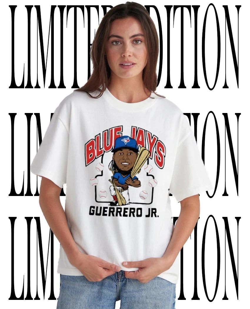 Vladimir Guerrero Jr Toronto Jays Homage Cartoon MLB Baseball shirt