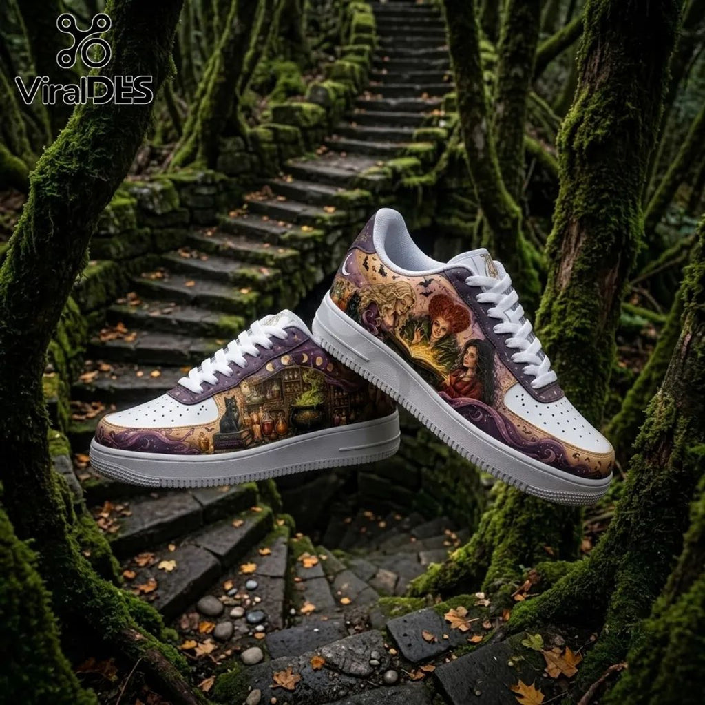 Hocus Pocus Sanderson Sisters Air Force 1 Sneakers