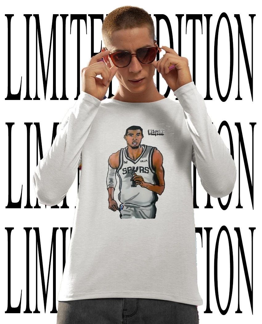 NBA Victor Wembanyama 1 San Antonio Spurs Basketball welcome caricature tee