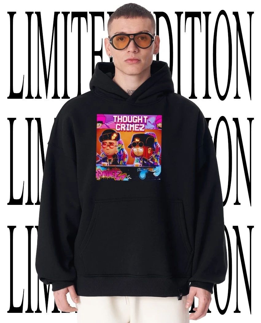 Thought Crimez graffiti-style shirt
