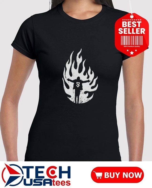 Seth Rollins flames shirt