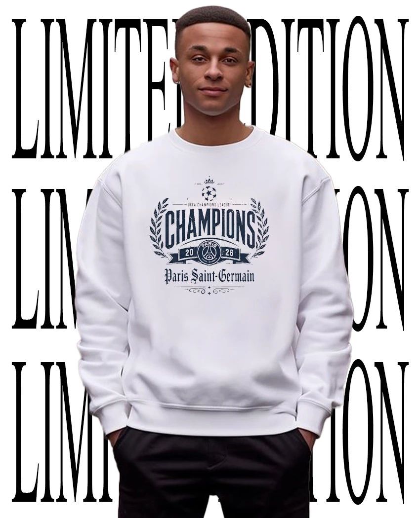 PSG Champions 2026 UEFA Champions League Paris Saint-Germain T-Shirt