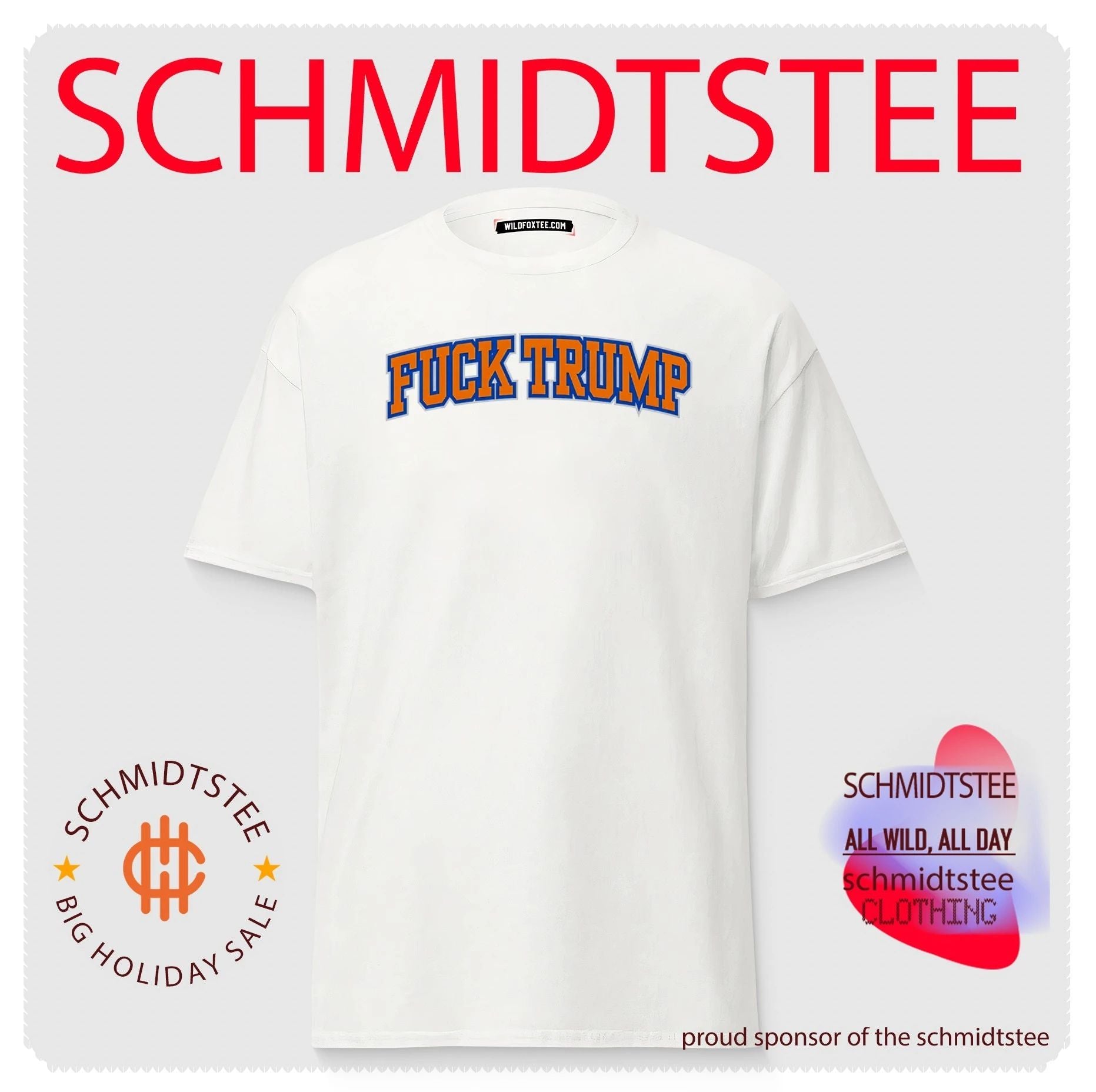 New Yock Knicks fuck Trump color scheme shirt