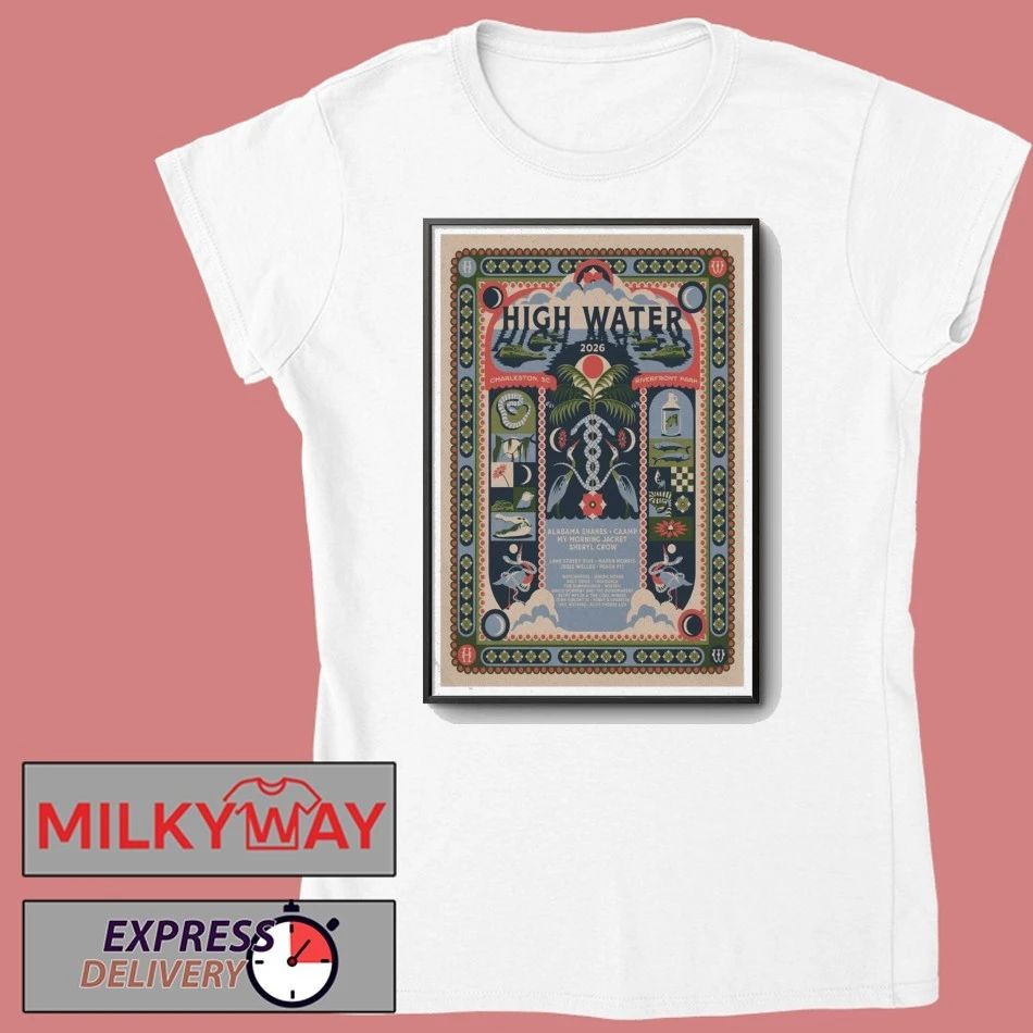 April 18 – 19 2026 High Water Poster North Charleston shirt