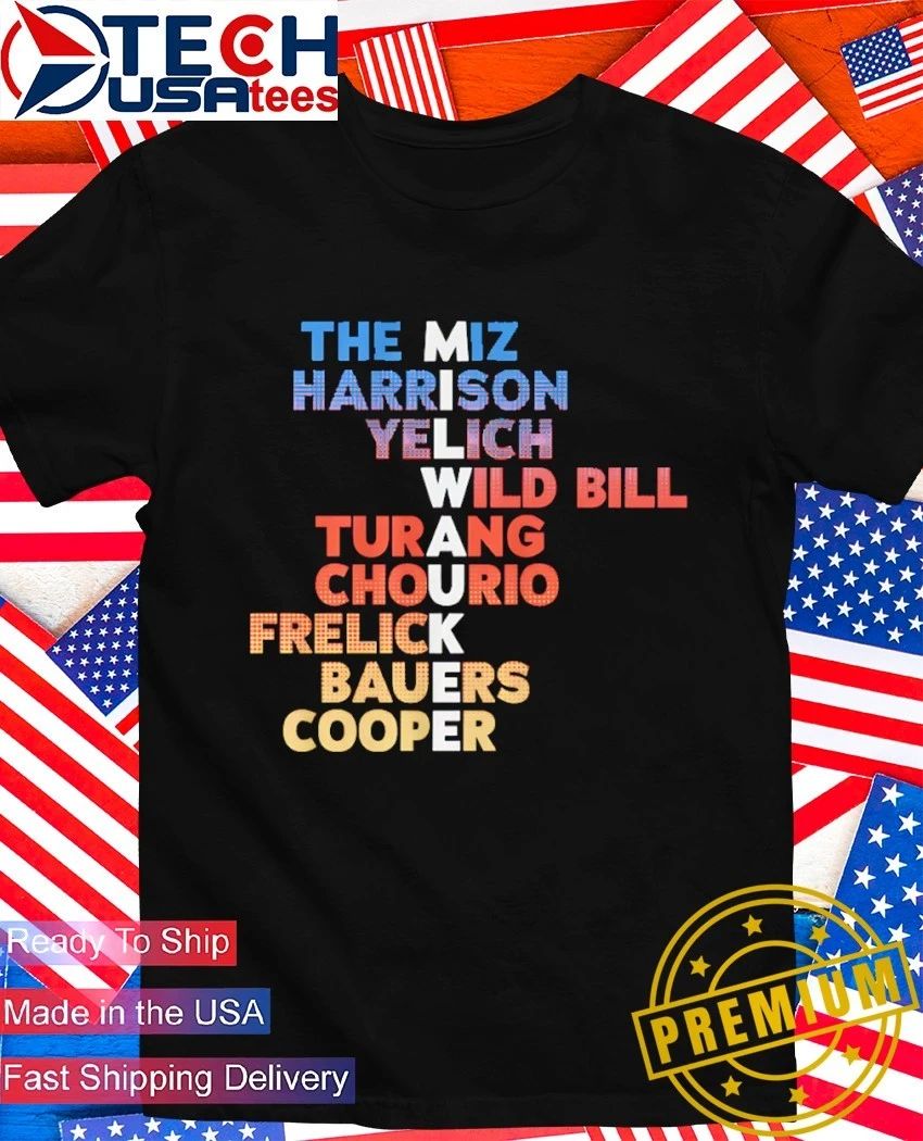 Milwaukee Brewers Baseball 2026 The Miz Harrison Yelich Wild Bill Turang Chourio Frelick Bauers Cooper shirt
