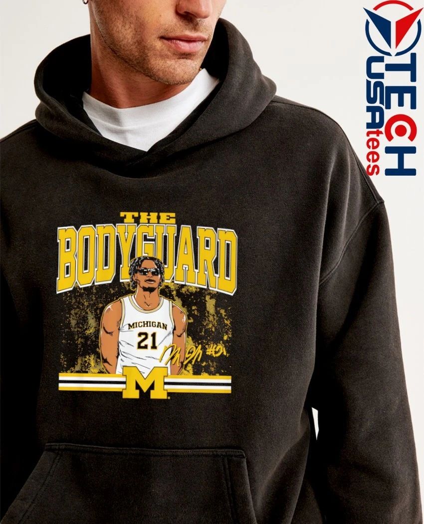 Michigan Wolverines Basketball Morez Johnson Jr. The Bodyguard signature shirt