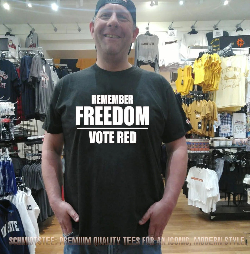 Remember Freedom Vote Red shirt
