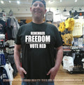 Remember Freedom Vote Red shirt