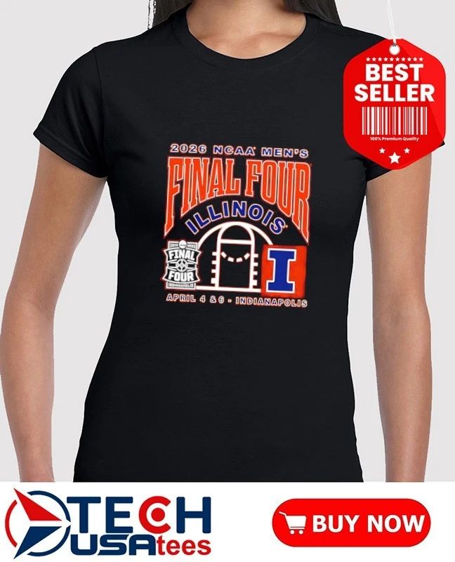 2026 NCAA Men’s Final Four Illinois Fighting Illini Indianapolis logo shirt by gamedayspirit