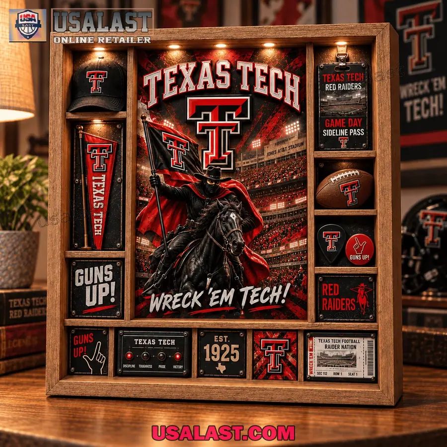 Texas Tech Red Raiders Custom Frame Light Box