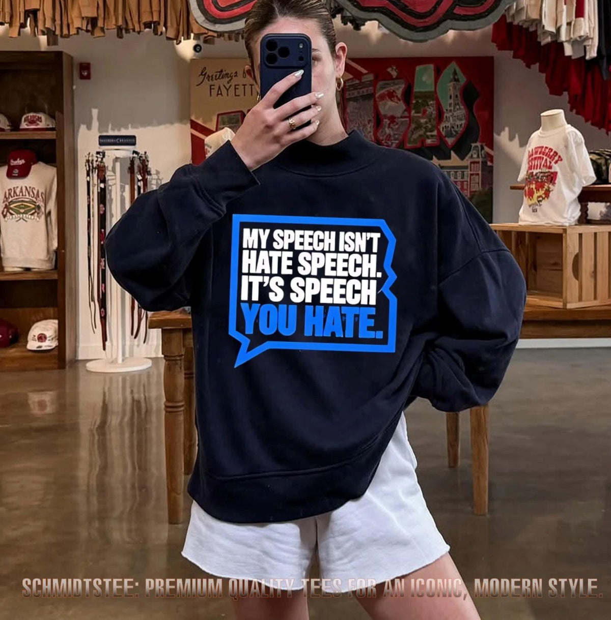 My speech isn’t hate speech it’s speech you hate shirt