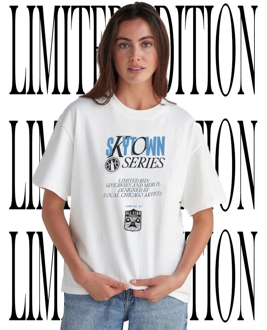Skytown Series All Star Press Chicago Sky shirt