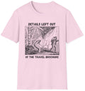Travel Brochure T Shirt graphic tee Pink Size M