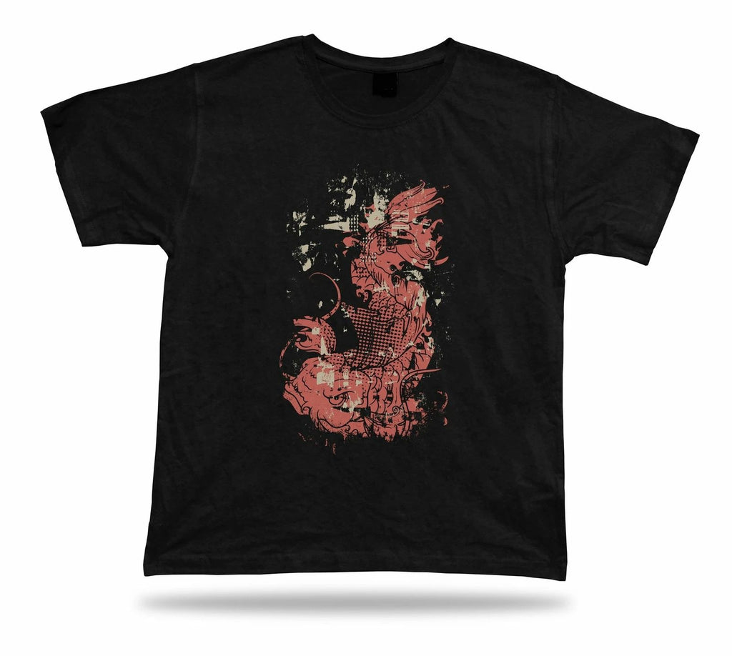 Koi Fish Symbol Strength Courage Strong vector tee tshirt shirt design stylish