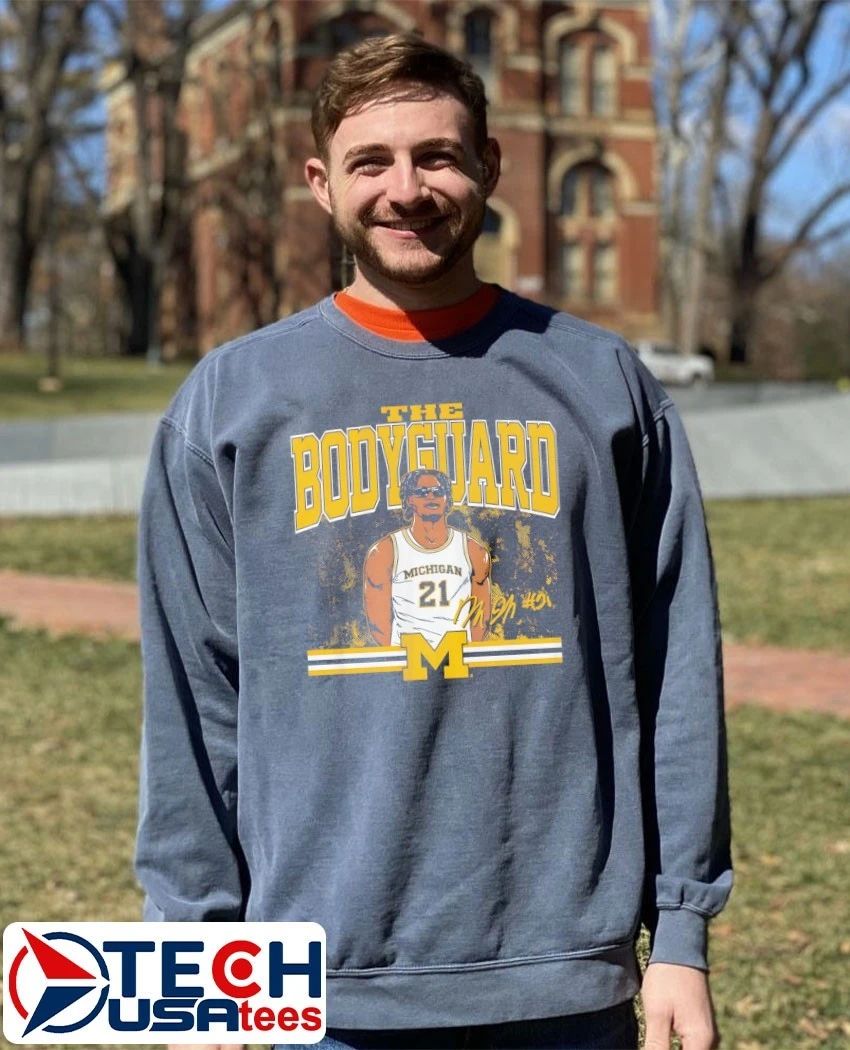 Michigan Wolverines Basketball Morez Johnson Jr. The Bodyguard signature shirt