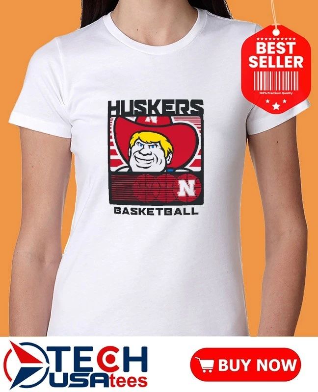Nebraska Huskers Basketball Staredown mascot shirt