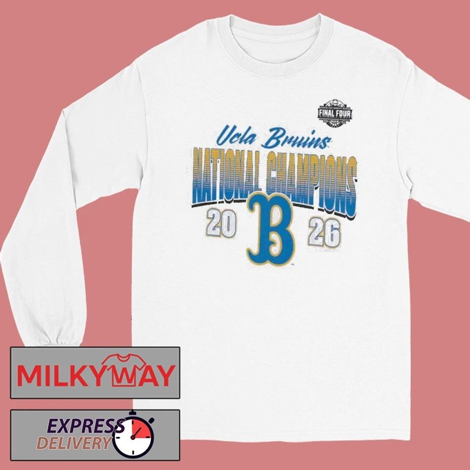 UCLA Women’s Basketball 2026 NCAA National Champions Schedule Two Sided T-Shirt