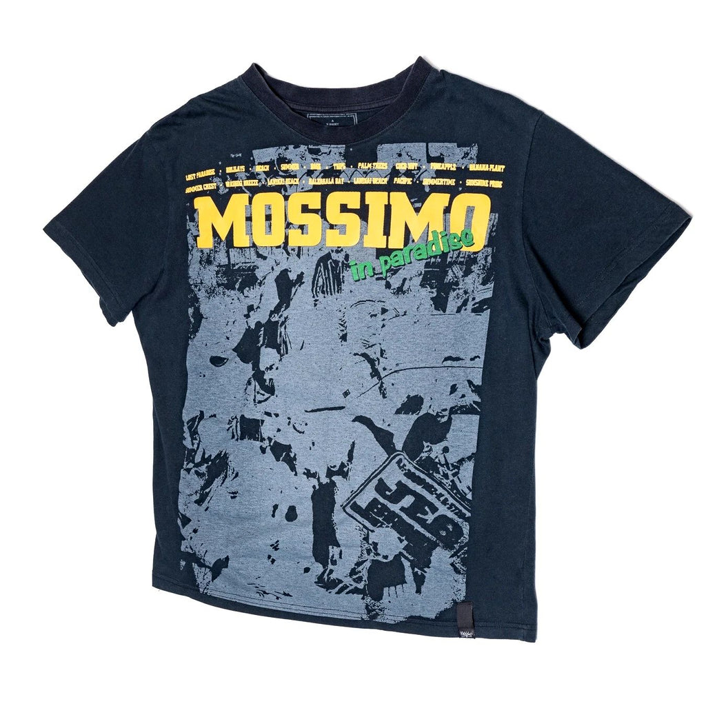 Y2K Mossimo Graphic T-Shirt Black Women's Size XL Streetwear